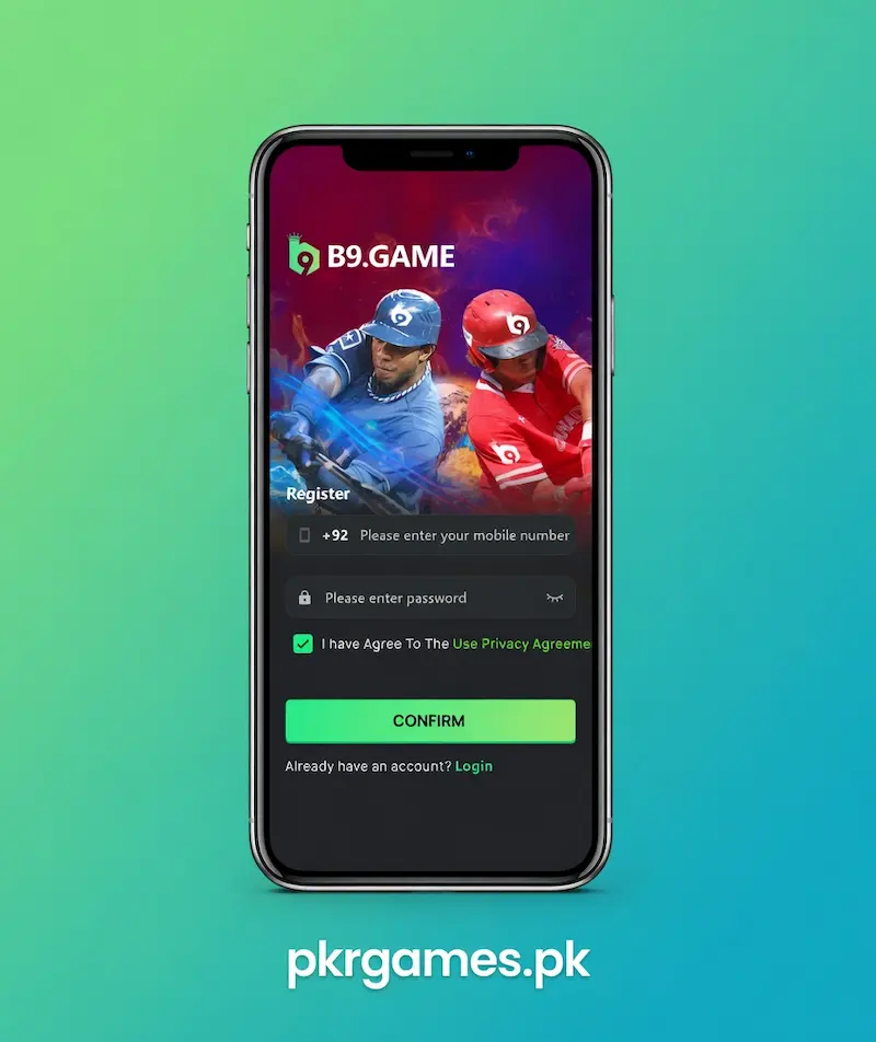 B9 Game Register Page 