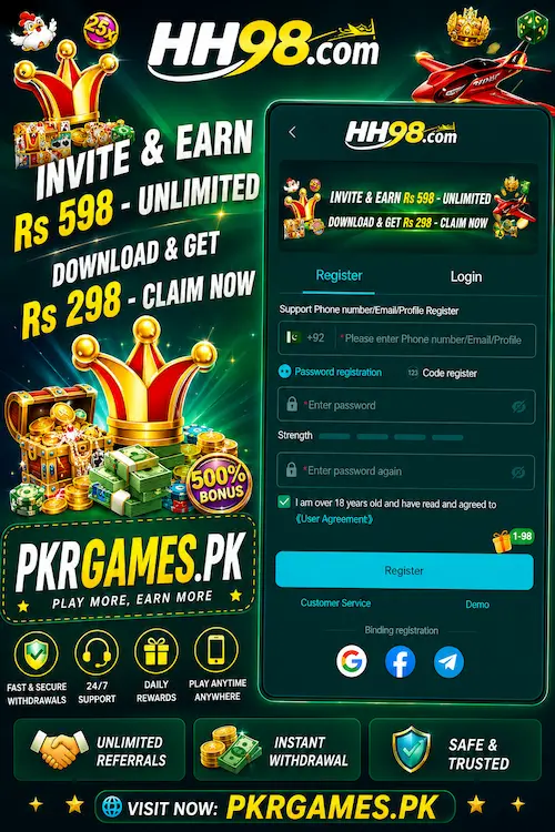HH98 Game Register Page