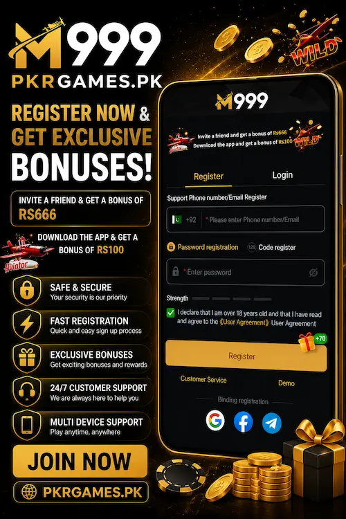 M999 Game Register Page